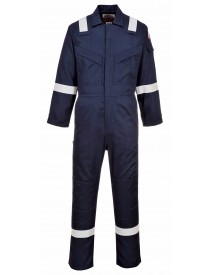 FR21 - Flame Resistant Super Light Weight Anti-Static Coverall - Navy